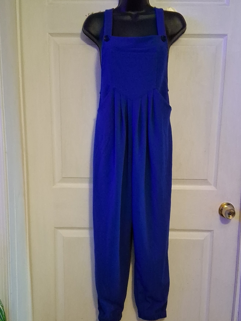 HALARA Royal Blue Pinafore Jumpsuit
